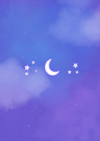 a Purple sky