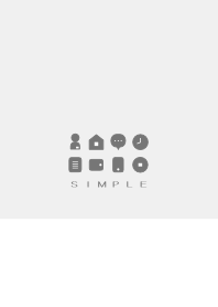 SIMPLE(white gray)V.1018b