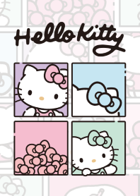 ธีมไลน์ Hello Kitty พาสเทลคอมมิกส์
