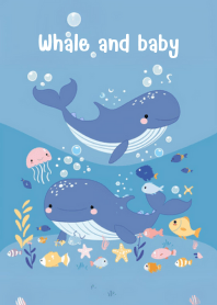 Whale and baby v.2