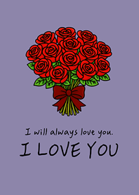 愛しい人よ 愛しているよ(モランディ紫）