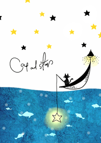 Crescent boat and cat.