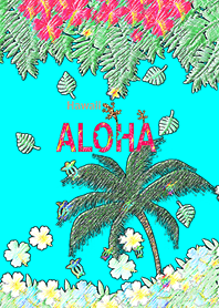 鉛筆画♡ハワイ＊ALOHA+160