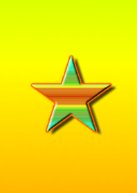 Simple star border yellow