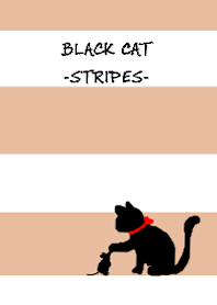 BLACK CAT -STRIPES-