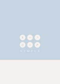 SIMPLE(beige blue)V.259b