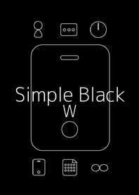 Simple Black W