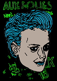 STREET FASHION 007 BLUE BLACK STRIPE