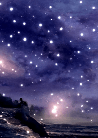 夜の月 月の海 #4jb_27。