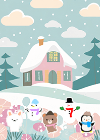 Kawaii scandinavian style(Winter-767)