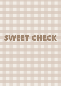 =SWEET CHECK=mochabrown
