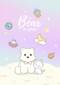 Bear & Cat on space