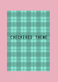 MINT GREEN CHECKERED THEME-ROSE PINK
