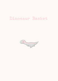 Dinosaur Basket [Beige] 12
