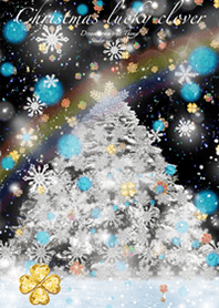 Christmas lucky clover