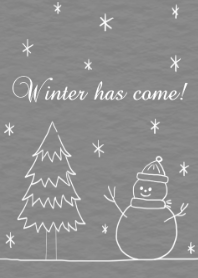 Winter has come!Snowman