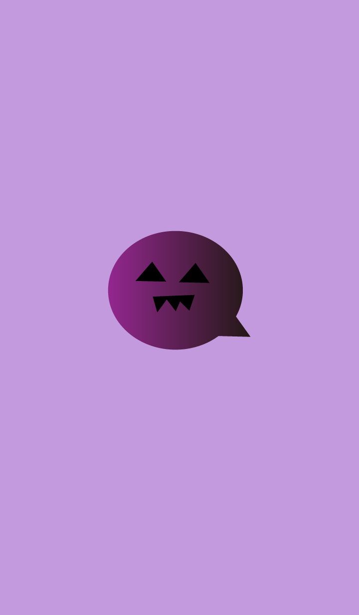 simple Halloween(purple1)