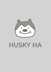 簡單 哈士奇Ha - 灰