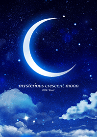 mysterious crescent moon from Japan