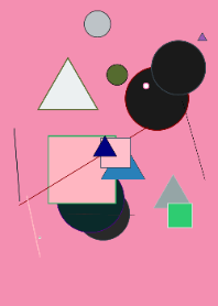 Pink Dynamic Abstract Geometric