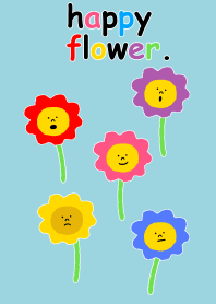 happy flower.