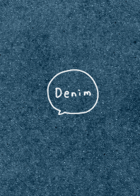 手書きシンプル×デニム。