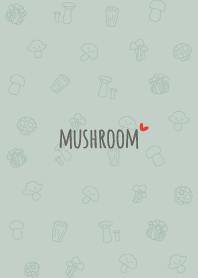 เห็ด*ความหมองคล้ำสีเขียว*