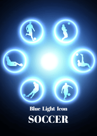 Blue Light Icon SOCCER