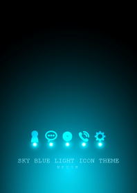 SKY BLUE LIGHT ICON THEME
