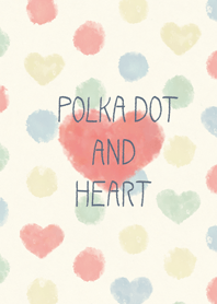 Polka Dot and Heart-shaped ~watercolor~