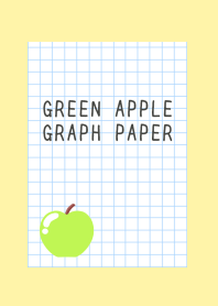 GREEN APPLE GRAPH PAPER-LIGHT YELLOW