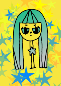 neck lady star shower Y 1