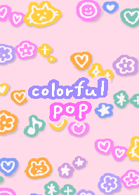 カラフルでポップな可愛い着せかえ