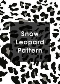 Snow Leopard Pattern