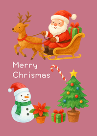 메리 크리스마스(로즈 핑크)