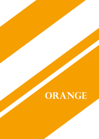 Simple Orange & White No.2-2
