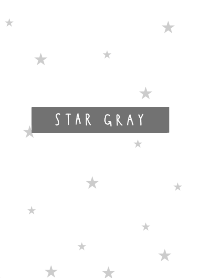 simple cute gray star theme
