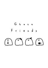 Yuru Ghost | white black.