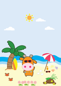 Simple sea giraffe theme