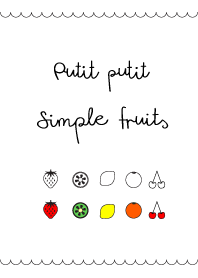 PUTIT PUTIT SIMPLE FRUITS