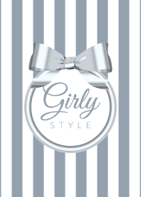 Girly Style-SILVERStripes-ver.21