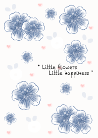 Secret blue flowers