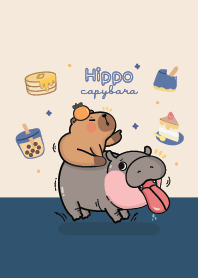 Moo Dueng & Capybara Lover Navy!