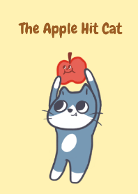 사과가 뉴턴고양이를 내리쳤다.