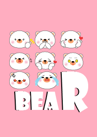 Love Cute Face White Bear