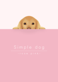 simple dog/rose pink