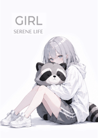 A girl and a stuffed animal10.