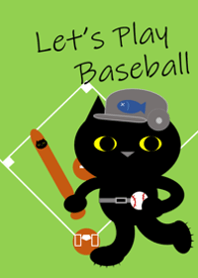 猫のみーたろうと野球 1