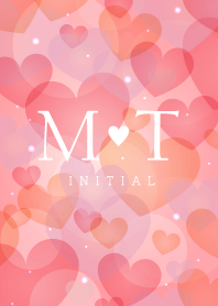 INITIAL -M&T- Love Heart