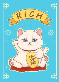 The maneki-neko (fortune cat)  rich 82